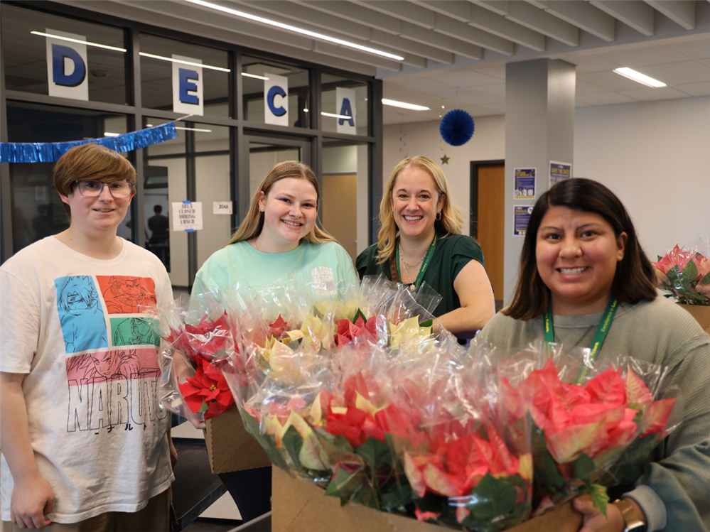 Lindbergh Schools Foundation Spreads Festive Cheer with Poinsettia Deliveries and Gift Cards